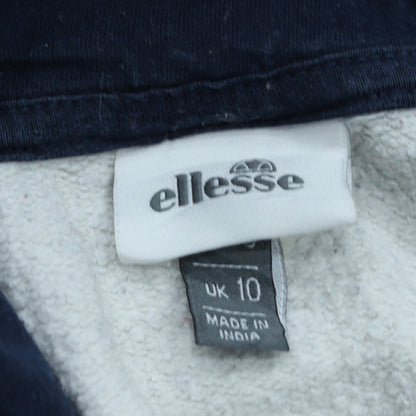Womens UK Size 10 ellesse White Pullover Hoodie