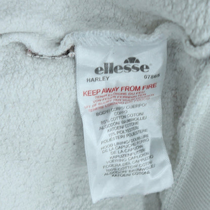 Womens UK Size 10 ellesse White Pullover Hoodie