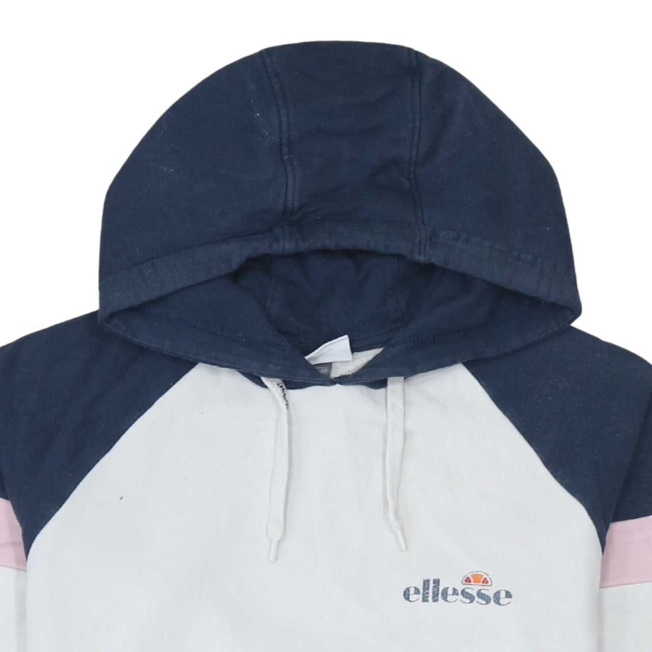 Womens UK Size 10 ellesse White Pullover Hoodie
