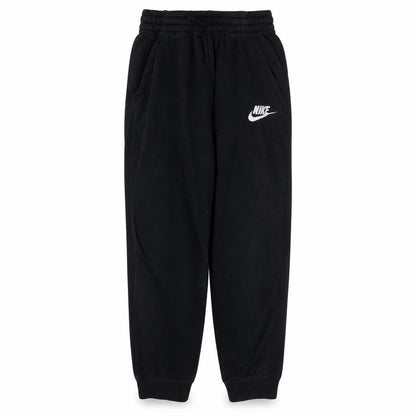 Nike Boys Black Jogger Trousers L 147-158cm Elastic Waist Fleece Sweatpants