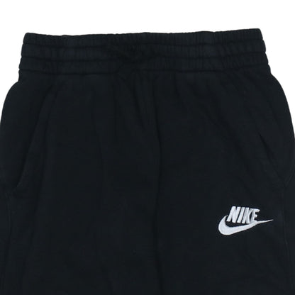 Nike Boys Black Jogger Trousers L 147-158cm Elastic Waist Fleece Sweatpants