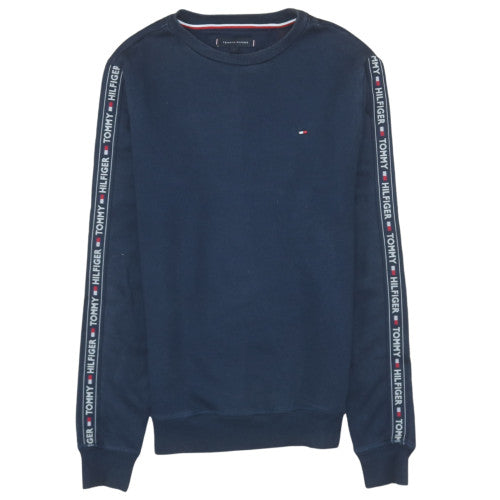 Mens UK Size S Tommy Hilfiger Blue Pullover Sweatshirt