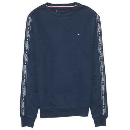 Mens UK Size S Tommy Hilfiger Blue Pullover Sweatshirt