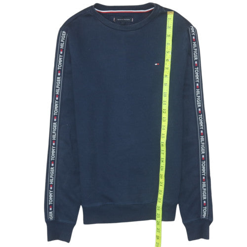 Mens UK Size S Tommy Hilfiger Blue Pullover Sweatshirt