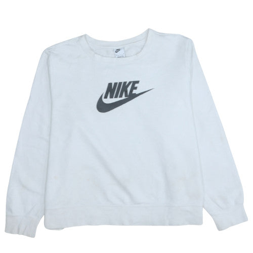 Mens UK Size XL Nike White Pullover Sweatshirt
