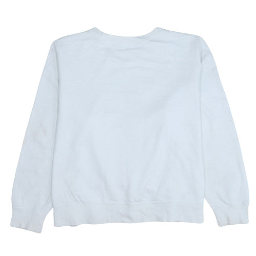 Mens UK Size XL Nike White Pullover Sweatshirt