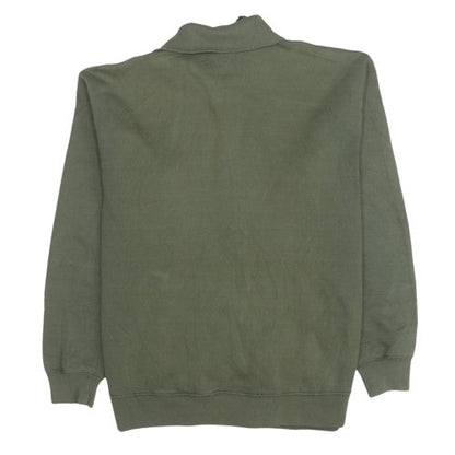 Adidas Men's Green Full Zip Track Jacket Size M Fleece Lined