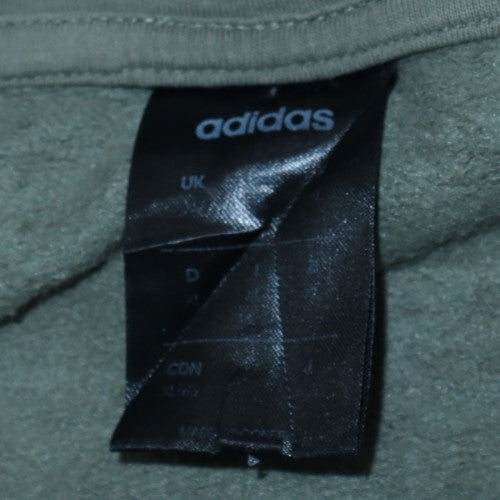 Mens UK Size L adidas Green Pullover Hoodie