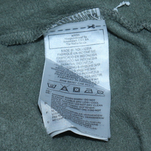 Mens UK Size L adidas Green Pullover Hoodie