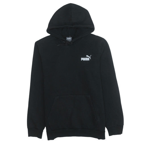 Mens UK Size M PUMA Black Pullover Hoodie