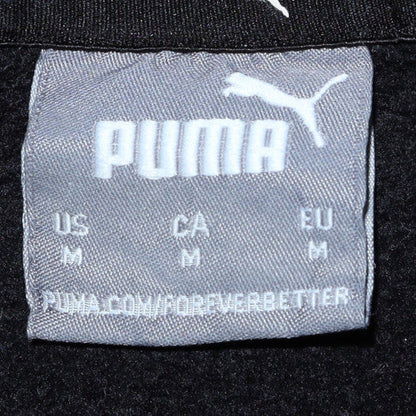 Mens UK Size M PUMA Black Pullover Hoodie