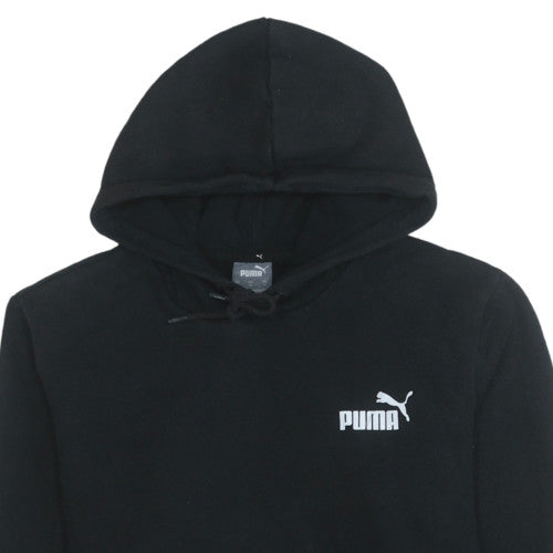 Mens UK Size M PUMA Black Pullover Hoodie