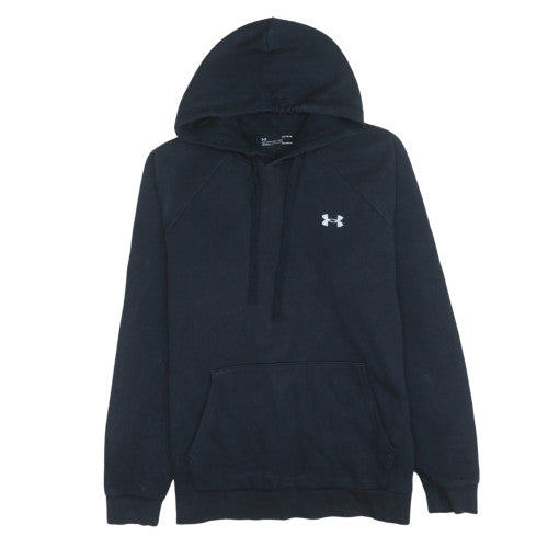 Mens UK Size L Under armour Black Pullover Hoodie