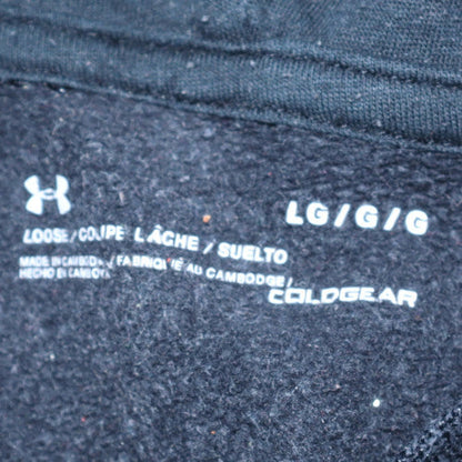Mens UK Size L Under armour Black Pullover Hoodie