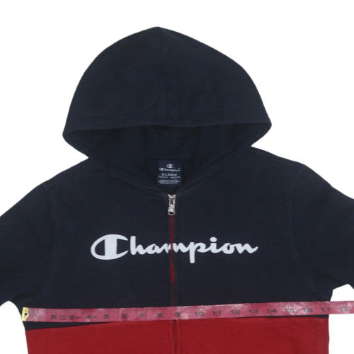 Boys UK Size 13-14 Years Champion Multicoloured Full Zip Hoodie