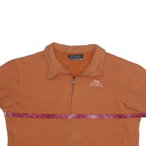 Mens UK Size M Kappa Brown Full Zip Sweatshirt