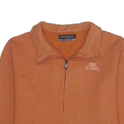 Mens UK Size M Kappa Brown Full Zip Sweatshirt