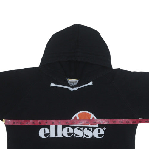 Mens UK Size L ellesse Black Pullover Hoodie