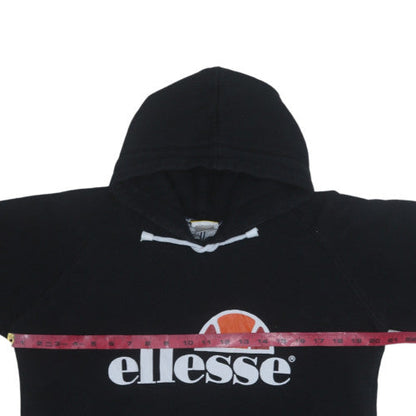Mens UK Size L ellesse Black Pullover Hoodie