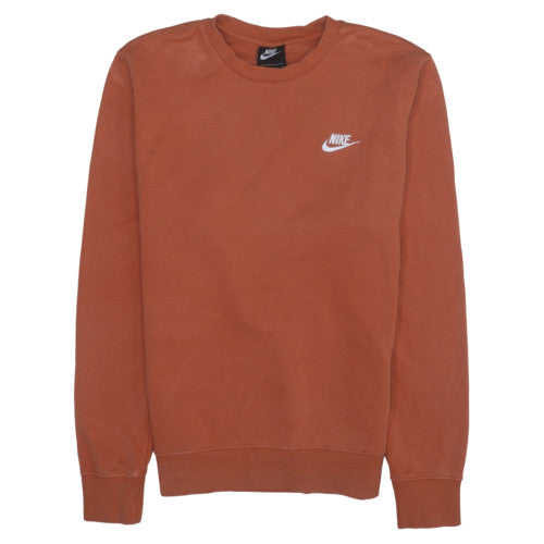 Mens UK Size XS Nike Brown Pullover Sweatshirt