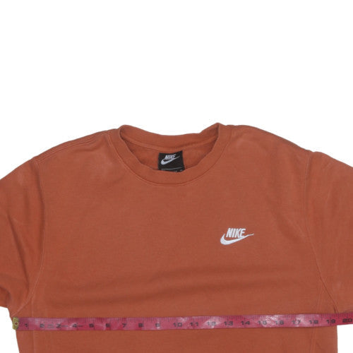 Mens UK Size XS Nike Brown Pullover Sweatshirt