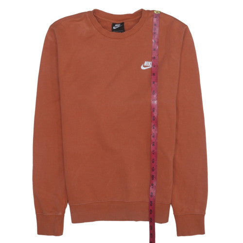 Mens UK Size XS Nike Brown Pullover Sweatshirt