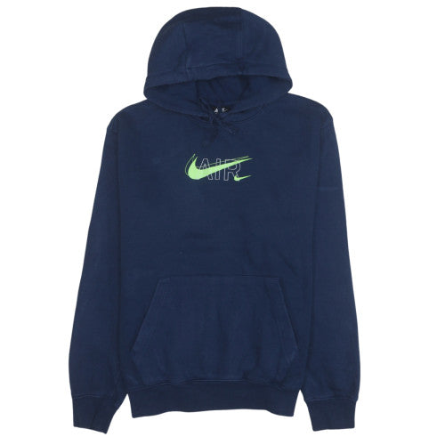 Mens UK Size M Nike Blue Pullover Hoodie