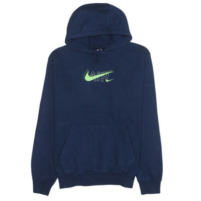 Mens UK Size M Nike Blue Pullover Hoodie