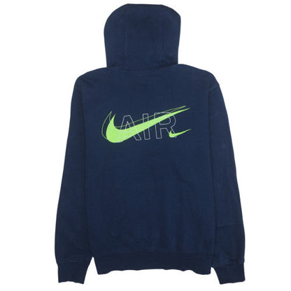 Mens UK Size M Nike Blue Pullover Hoodie