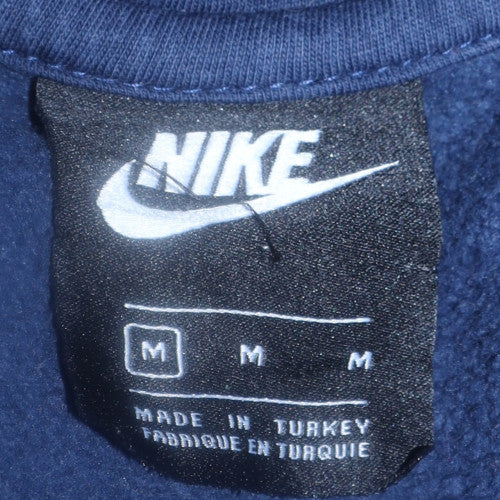 Mens UK Size M Nike Blue Pullover Hoodie