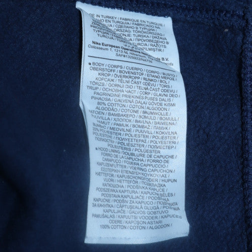 Mens UK Size M Nike Blue Pullover Hoodie