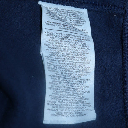 Mens UK Size M Nike Blue Pullover Hoodie