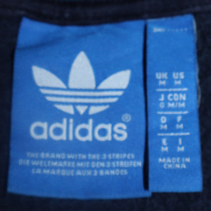 Mens UK Size M adidas Blue Pullover Hoodie
