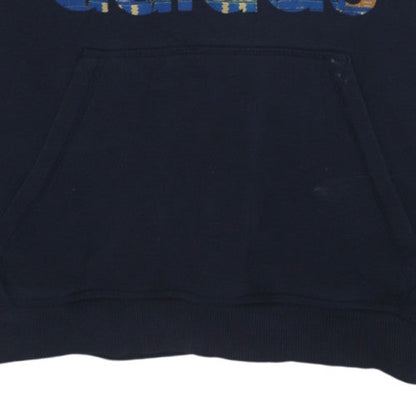 Mens UK Size M adidas Blue Pullover Hoodie