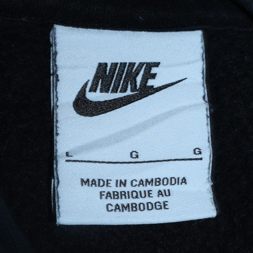 Mens UK Size L Nike Black Pullover Hoodie