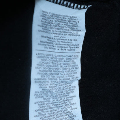 Mens UK Size L Nike Black Pullover Hoodie