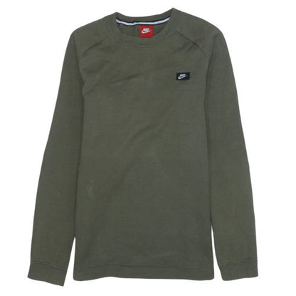 Mens UK Size S Nike Green Pullover Sweatshirt