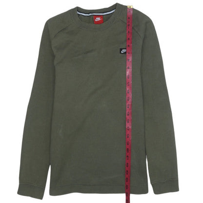 Mens UK Size S Nike Green Pullover Sweatshirt