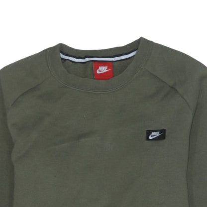 Mens UK Size S Nike Green Pullover Sweatshirt
