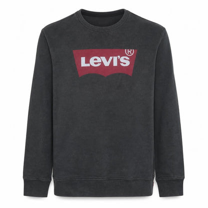Mens UK Size M Levi's Black Pullover Sweatshirt