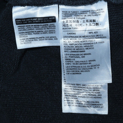 Mens UK Size M Levi's Black Pullover Sweatshirt