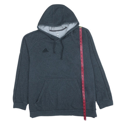 Mens UK Size 2XL adidas Grey Pullover Hoodie