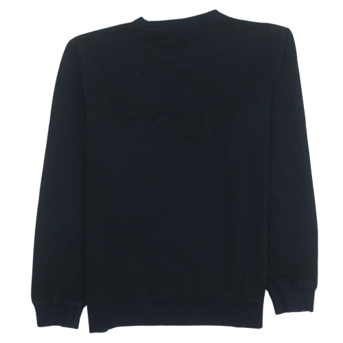 Fila Mens Black XL Crew Neck Pullover Sweatshirt