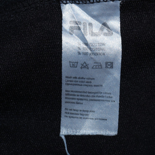 Fila Mens Black XL Crew Neck Pullover Sweatshirt