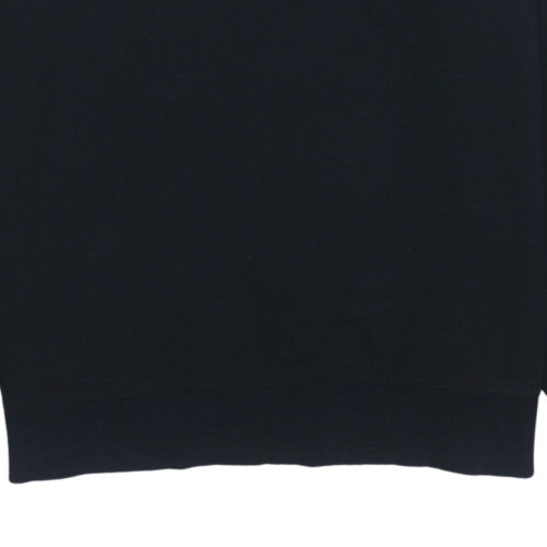 Fila Mens Black XL Crew Neck Pullover Sweatshirt