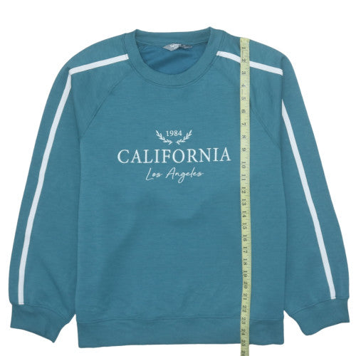 Womens UK Size 16 Nutmeg Blue Pullover Sweatshirt