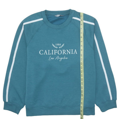 Womens UK Size 16 Nutmeg Blue Pullover Sweatshirt