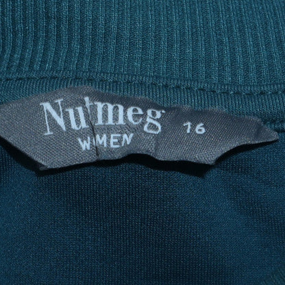 Womens UK Size 16 Nutmeg Blue Pullover Sweatshirt