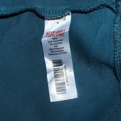 Womens UK Size 16 Nutmeg Blue Pullover Sweatshirt