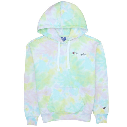 Womens UK Size S Champion Multicoloured Pullover Hoodie